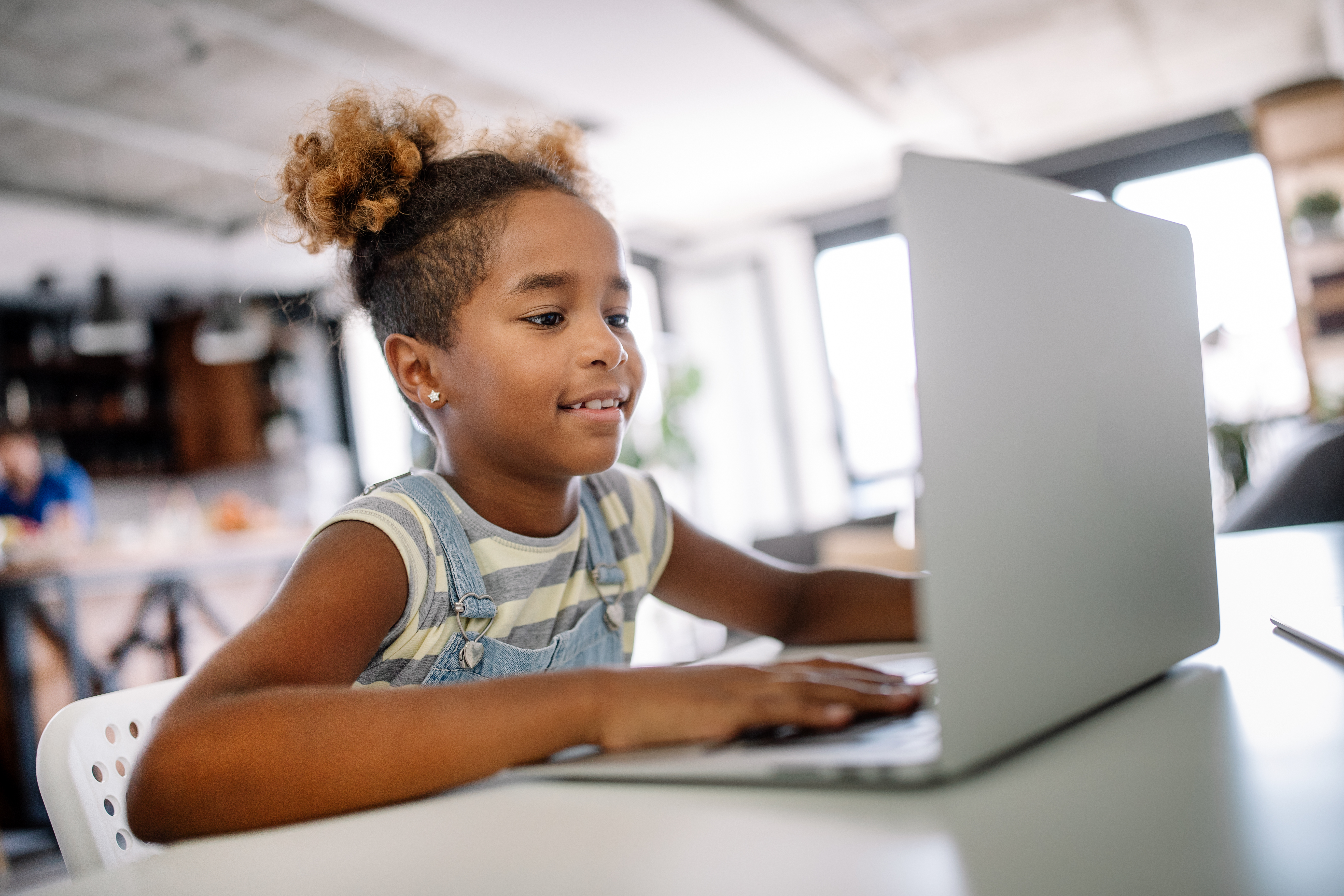  boy in front of computer